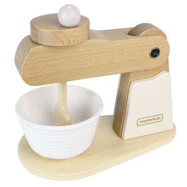 Mixer Wooden Kitchen Toys Pretend Play for Kids