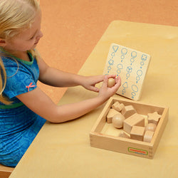 Tactile Training Shape Teaching Set (Tray Included)