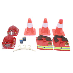 Dramatic Play - Fire Engine Role Play Accessories 12 Piece Set