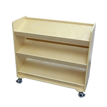 31.50" x 34.65" Mobile Inclined Shelving Unit ( (Trays Not Included)