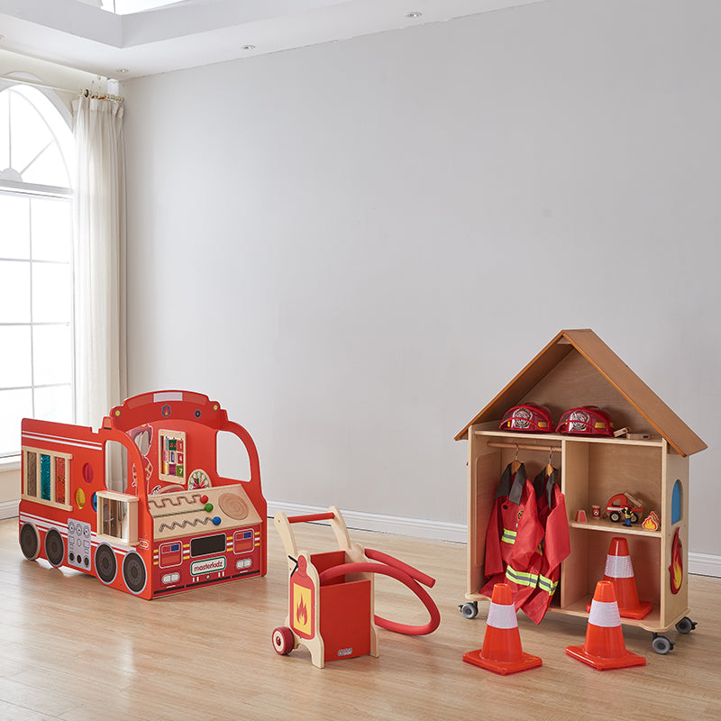 Dramatic Play - Fire Engine Role Play Accessories 12 Piece Set