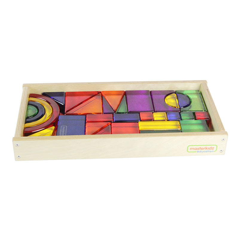 Transparent Colour Block Set 30 Piece