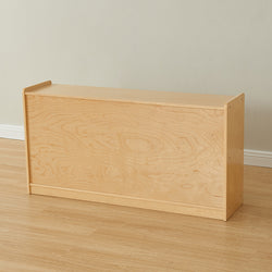 620H x 1200L 5-Compartment Shelving Unit - Wooden Back