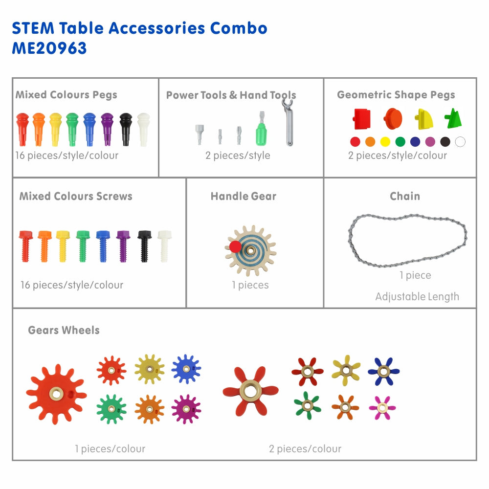 1130L STEM Activity Table&STEAM Table Accessories Combo