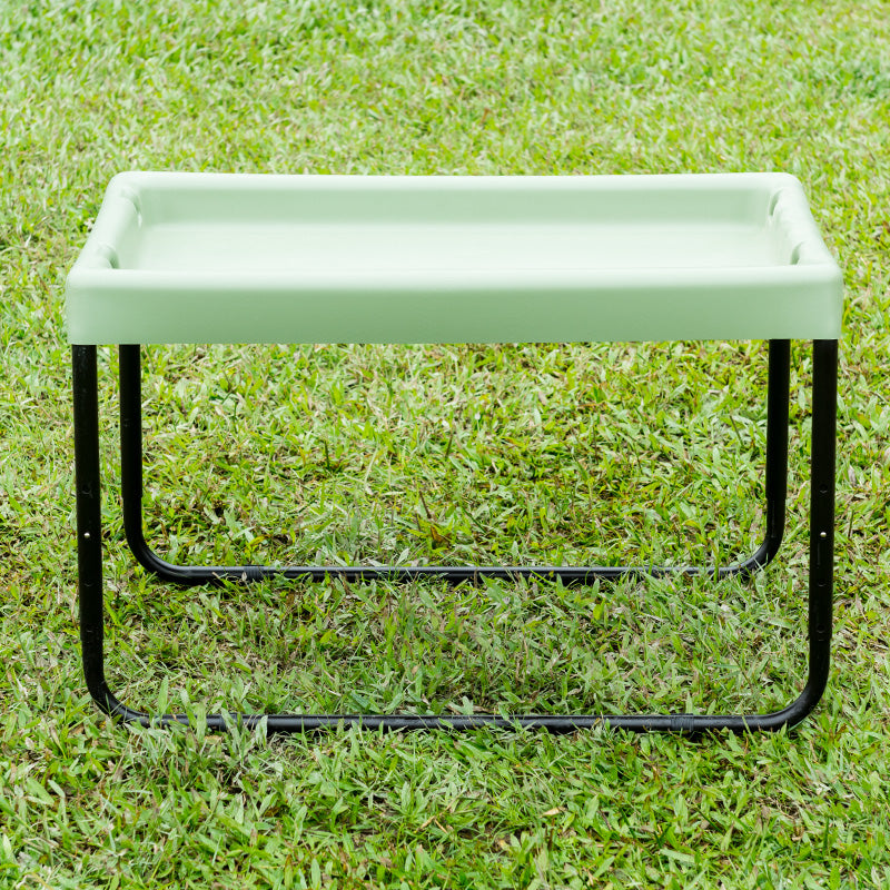 Rectangular Tuff Tray - Sage Coloured with Adjustable Height Stand