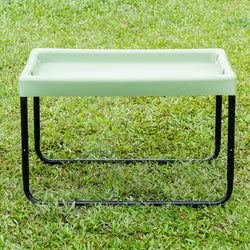 Rectangular Tuff Tray - Sage Coloured with Adjustable Height Stand