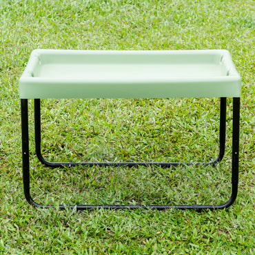 Rectangular Tuff Tray - Sage Coloured with Adjustable Height Stand