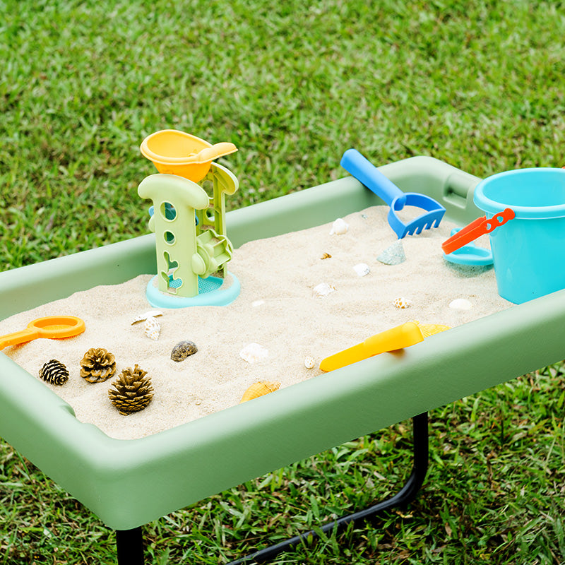 Rectangular Tuff Tray - Sage Coloured with Adjustable Height Stand