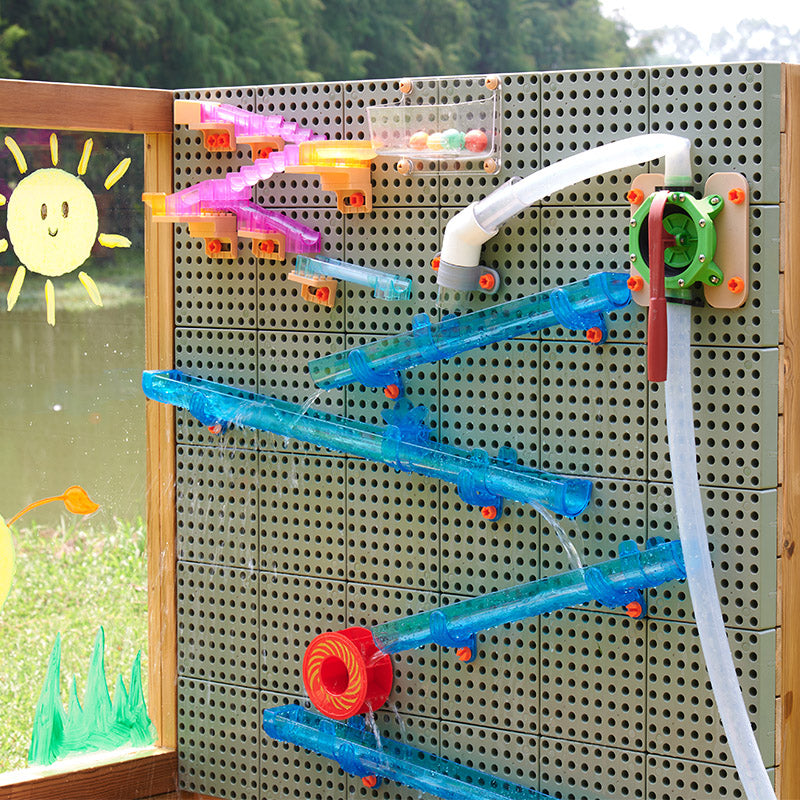 Outdoor STEAM Activity Station with Sand Pit