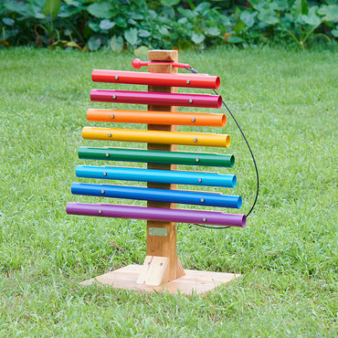 Indoor or Outdoor Horizontal Tubular Bells Tower on Stand