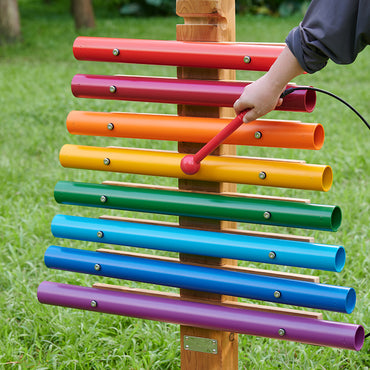 Indoor or Outdoor Horizontal Tubular Bells Tower on Stand