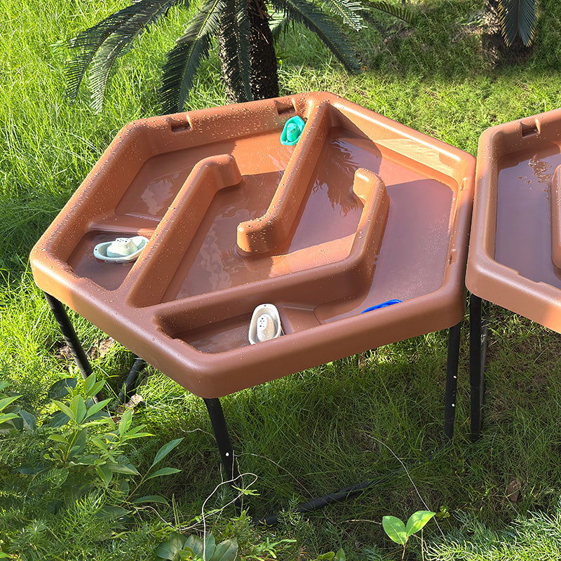 Hexagonal Tuff Tray - Labyrinth with Adjustable Height Stand