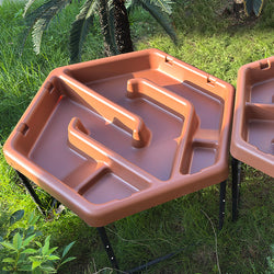 Hexagonal Tuff Tray - Labyrinth with Adjustable Height Stand