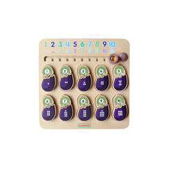 Number and Quantity Sorting Egg Plants