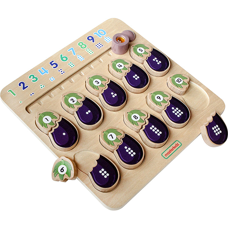 Number and Quantity Sorting Egg Plants