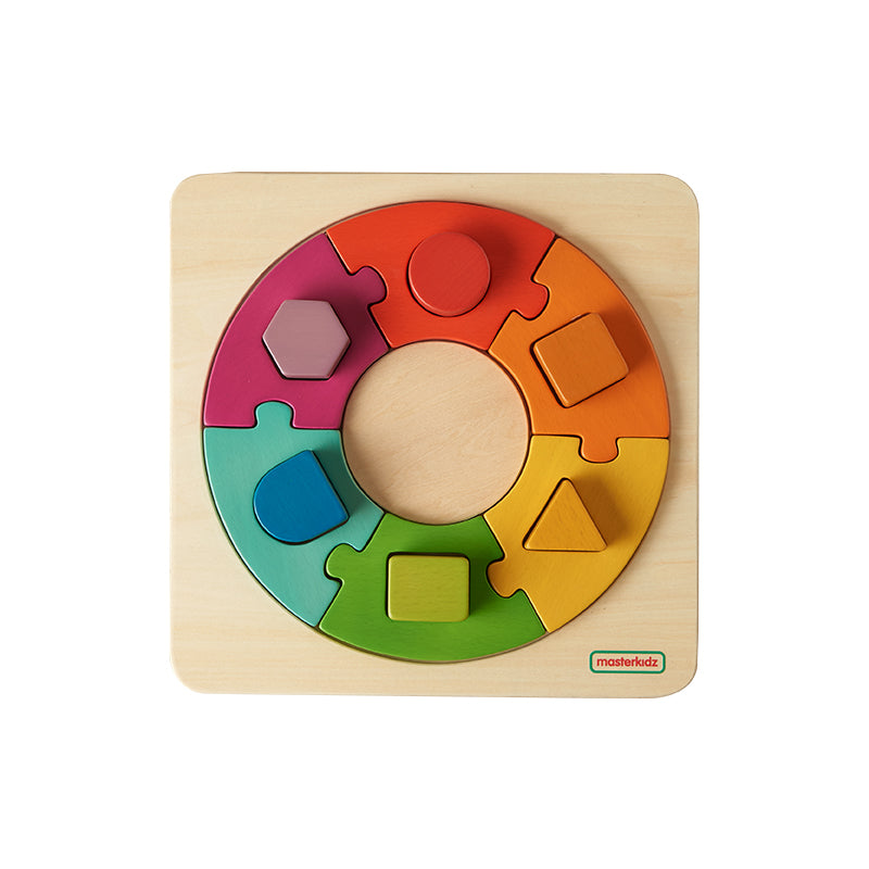 Shape-Matching Jigsaw Donut Blocks