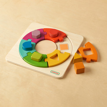 Shape-Matching Jigsaw Donut Blocks