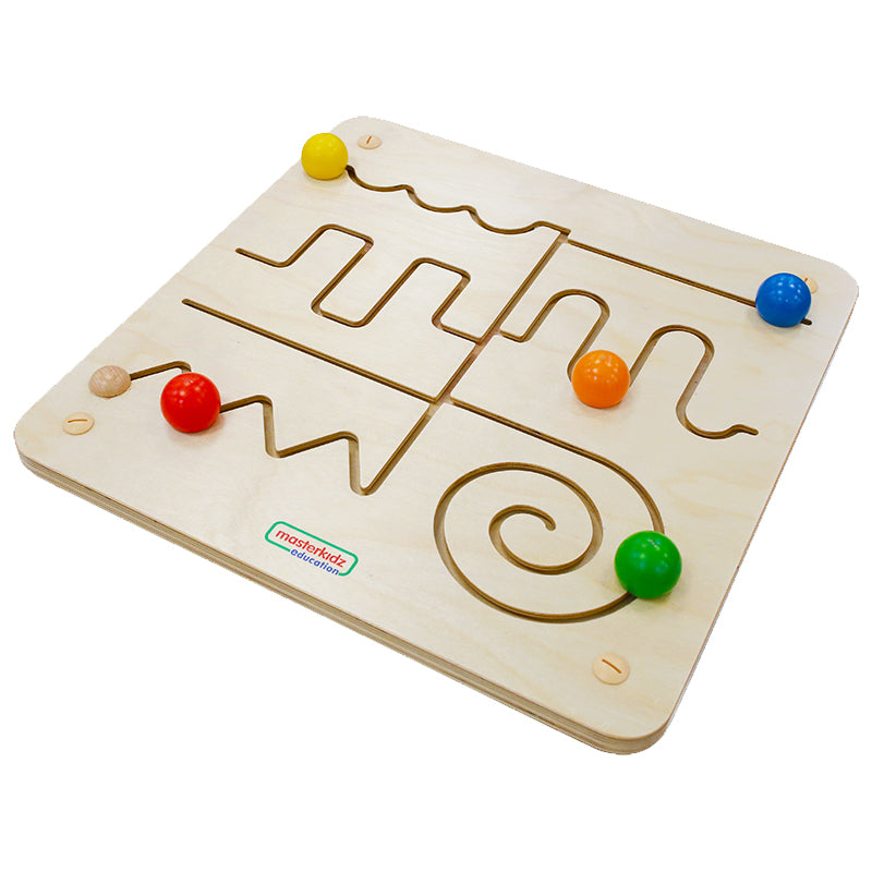 Waves and Lines Sliding Maze Montessori Educational Toys