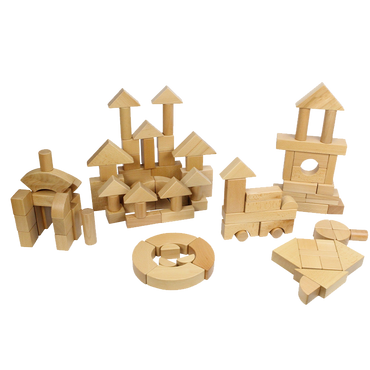 Wooden Block Set - 92 Piece