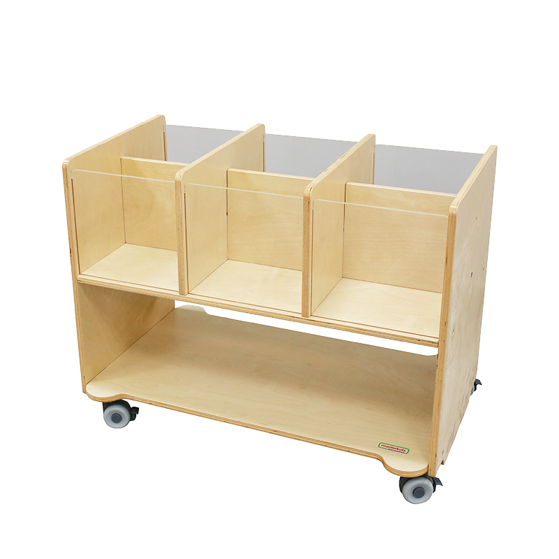 Visible-Compartment Storage Station (6 Compartments)