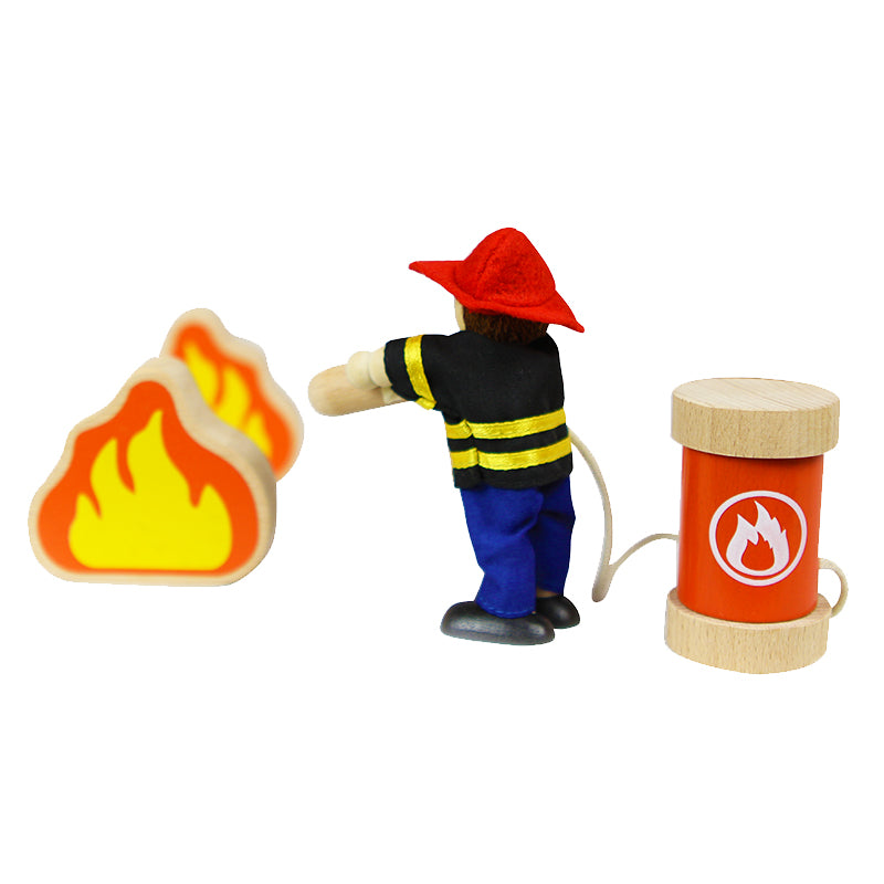 Fire Station Mini Play Set Pretend Play Developmental Toys