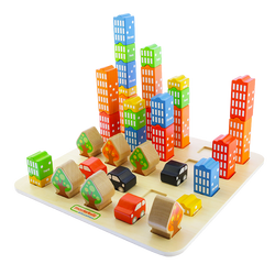 Tiny City -  A Spatial Relationship Learning Game