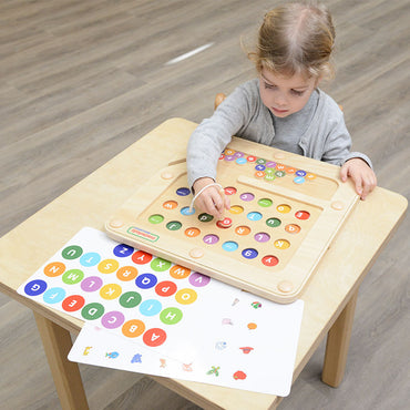 Alphabets Learning Magnetic Maze