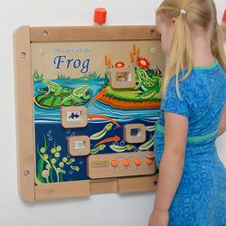 Light-Up Frog Life Cycle Stages Panel