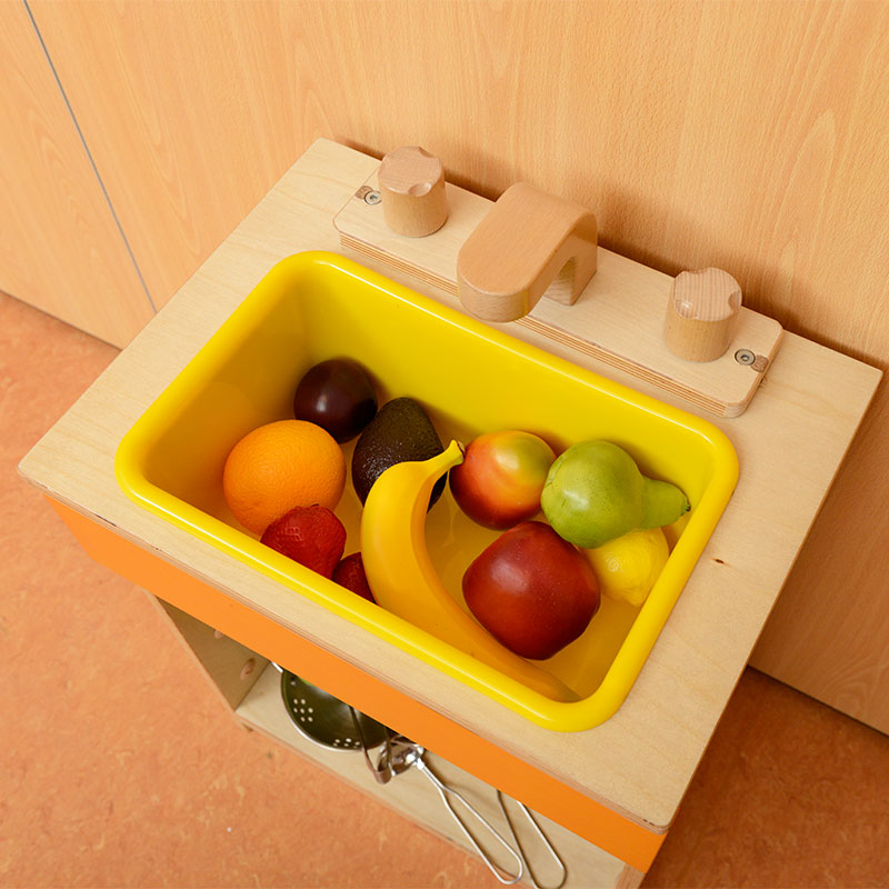 Realistic Toy for Pretend Play Wooden Food