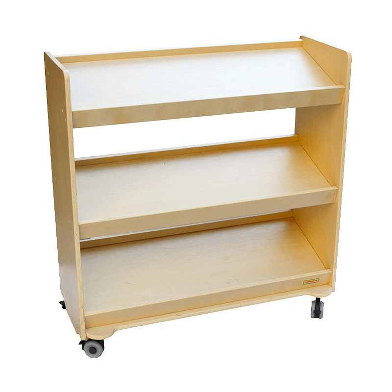 31.50" x 34.65" Mobile Inclined Shelving Unit ( (Trays Not Included)