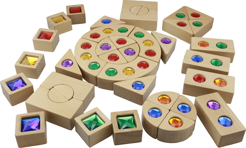 Hand coordination training gears wooden natural toys