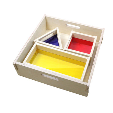 Creative Play Translucent Color Tray Blocks 3 Piece